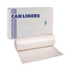 High-density Can Liners, 45 Gal, 19 Microns, 40" X 46", Natural, 150/carton High-density Can Liners, 45 Gal, 19 Microns, 40" X 46", Natural, 150/carton