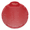 Slant7 With Terminator Urinal Screen, Evergreen Scent, Red, 30/carton Slant7 With Terminator Urinal Screen, Evergreen Scent, Red, 30/carton