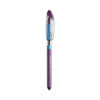 Slider Ballpoint Pen, Stick, Extra-bold 1.4 Mm, Purple Ink, Purple/silver Barrel