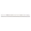 Triangular Scale, Plastic, 12" Long, Architectural, White Triangular Scale, Plastic, 12" Long, Architectural, White