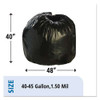 Total Recycled Content Plastic Trash Bags, 45 Gal, 1.5 Mil, 40" X 48", Brown/black, 100/carton Total Recycled Content Plastic Trash Bags, 45 Gal, 1.5 Mil, 40" X 48", Brown/black, 100/carton