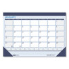 Recycled Contempo Desk Pad Calendar, 18.5 X 13, White/blue Sheets, Blue Binding, Blue Corners, 12-month (jan To Dec): 2026 Recycled Contempo Desk Pad Calendar, 18.5 X 13, White/blue Sheets, Blue Binding, Blue Corners, 12-month (jan To Dec): 2026