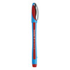 Slider Memo Xb Ballpoint Pen, Stick, Extra-bold 1.4 Mm, Red Ink, Blue/red Barrel, 10/box
