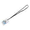 Deluxe Lanyards, Metal Clip Fastener, 36" Long, Black, 24/box Deluxe Lanyards, Metal Clip Fastener, 36" Long, Black, 24/box