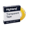 Transparent Tape, 1" Core, 0.5" X 36 Yds, Clear Transparent Tape, 1" Core, 0.5" X 36 Yds, Clear