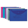 Reusable Poly Envelope, Hook And Loop Closure, 9.5 X 13, Assorted