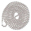 Id Badge Holder Chain, Metal Ball Chain Fastener, 36" Long, Nickel Plated, 100/box Id Badge Holder Chain, Metal Ball Chain Fastener, 36" Long, Nickel Plated, 100/box