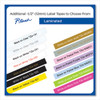 Tze Laminated Removable Label Tapes, 0.47" X 26.2 Ft, Black On Blue Tze Laminated Removable Label Tapes, 0.47" X 26.2 Ft, Black On Blue