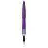 Mr Retro Pop Collection Fountain Pen, Fine 0.7 Mm, Black Ink, Purple