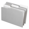 Interior File Folders, 1/3-cut Tabs: Assorted, Legal Size, Gray, 100/box Interior File Folders, 1/3-cut Tabs: Assorted, Legal Size, Gray, 100/box