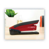 Inpower Spring-powered Desktop Stapler, 20-sheet Capacity, Red