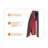 Inpower Spring-powered Desktop Stapler, 20-sheet Capacity, Red