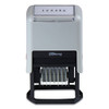 Numberer, Pre-inked/re-inkable, 6 Bands, 1.88 X 0.25, Black Numberer, Pre-inked/re-inkable, 6 Bands, 1.88 X 0.25, Black