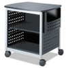 Scoot Printer Stand, 26.5w X 20.5d X 26.5h, Black/silver Scoot Printer Stand, 26.5w X 20.5d X 26.5h, Black/silver