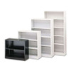 Metal Bookcase, Two-shelf, 34.5w X 12.63d X 29h, Light Gray