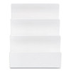 Plastic Incline Mail Sorter, 3 Sections, Letter Size Files, 6.3 X 6.3 X 5.5, White Plastic Incline Mail Sorter, 3 Sections, Letter Size Files, 6.3 X 6.3 X 5.5, White