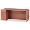 10700 Series Single Pedestal Desk With Full-height Pedestal On Left, 72" X 36" X 29.5", Harvest