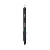 S-gel High-performance Gel Pen, Retractable, Medium 0.7 Mm, Green Ink, Black Barrel, Dozen S-gel High-performance Gel Pen, Retractable, Medium 0.7 Mm, Green Ink, Black Barrel, Dozen