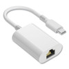 Usb To Ethernet Adapter, Usb Type C Male/rj-45 Female, 6, White
