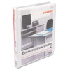 Economy Round Ring View Binder, 3 Rings, 0.5" Capacity, 11 X 8.5, White Economy Round Ring View Binder, 3 Rings, 0.5" Capacity, 11 X 8.5, White