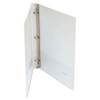 Economy Round Ring View Binder, 3 Rings, 0.5" Capacity, 11 X 8.5, White Economy Round Ring View Binder, 3 Rings, 0.5" Capacity, 11 X 8.5, White