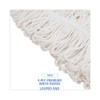 Pro Loop Web/tailband Wet Mop Head, Rayon, 24oz, White, 12/carton