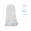 Pro Loop Web/tailband Wet Mop Head, Rayon, 24oz, White, 12/carton