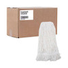Pro Loop Web/tailband Wet Mop Head, Rayon, 24oz, White, 12/carton