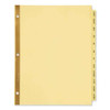 Preprinted Laminated Tab Dividers W/gold Reinforced Binding Edge, 12-tab, Letter Preprinted Laminated Tab Dividers W/gold Reinforced Binding Edge, 12-tab, Letter