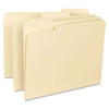 Reinforced Tab Manila File Folders, 1/3-cut Tabs: Assorted, Legal Size, 0.75" Expansion, 14-pt Manila, 100/box