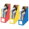 Extra-wide Cardboard Magazine File, 4.25 X 11.38 X 12.88, Assorted, 6/pack Extra-wide Cardboard Magazine File, 4.25 X 11.38 X 12.88, Assorted, 6/pack
