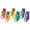 Extra-wide Cardboard Magazine File, 4.25 X 11.38 X 12.88, Assorted, 6/pack Extra-wide Cardboard Magazine File, 4.25 X 11.38 X 12.88, Assorted, 6/pack