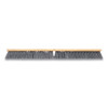 Polypropylene Push Broom Head, Gray Bristles, 36" Brush