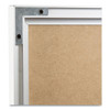 Melamine Dry Erase Board, 36 X 24, White Surface, Silver Frame