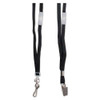 Deluxe Safety Lanyards, Metal J-hook Style, 36" Long, Black, 24/box Deluxe Safety Lanyards, Metal J-hook Style, 36" Long, Black, 24/box