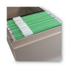 Colored Hanging File Folders With 1/5 Cut Tabs, Letter Size, 1/5-cut Tab, Green, 25/box