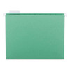 Colored Hanging File Folders With 1/5 Cut Tabs, Letter Size, 1/5-cut Tab, Green, 25/box