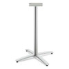 Between Standing-height X-base For 30"-36" Table Tops, Silver Between Standing-height X-base For 30"-36" Table Tops, Silver