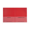 Classroom Connector Folders, 11 X 8.5, Red, 25/box Classroom Connector Folders, 11 X 8.5, Red, 25/box