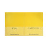 Classroom Connector Folders, 11 X 8.5, Yellow, 25/box Classroom Connector Folders, 11 X 8.5, Yellow, 25/box