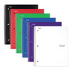 Wirebound Notebook, 1 Subject, Medium/college Rule, Randomly Assorted Covers, 11 X 8.5, 100 Sheets, 6/pack