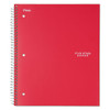 Wirebound Notebook, 1 Subject, Medium/college Rule, Randomly Assorted Covers, 11 X 8.5, 100 Sheets, 6/pack