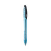 Revolution Ocean Bound Ballpoint Pen, Retractable, Medium 1 Mm, Black Ink/translucent Blue Barrel, Dozen Revolution Ocean Bound Ballpoint Pen, Retractable, Medium 1 Mm, Black Ink/translucent Blue Barrel, Dozen