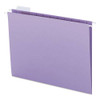 Colored Hanging File Folders With 1/5 Cut Tabs, Letter Size, 1/5-cut Tab, Lavender, 25/box