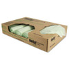 Biotuf Compostable Can Liners, 32 Gal, 1 Mil, 34" X 48", Green, 100/carton Biotuf Compostable Can Liners, 32 Gal, 1 Mil, 34" X 48", Green, 100/carton