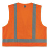 Glowear 8249z-s Single Size Class 2 Economy Surveyors Zipper Vest, Polyester, 3x-large, Orange Glowear 8249z-s Single Size Class 2 Economy Surveyors Zipper Vest, Polyester, 3x-large, Orange