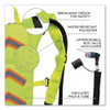 Chill-its 5155 Low Profile Hydration Pack, 2 L, Hi-vis Lime Chill-its 5155 Low Profile Hydration Pack, 2 L, Hi-vis Lime