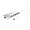 Dual Monitor Docking Station For Pc/mac, Silver Dual Monitor Docking Station For Pc/mac, Silver
