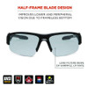 Skullerz Dagr Anti-scratch/enhanced Anti-fog Safety Glasses, Black Nylon Impact Frame, Indoor/outdoor Polycarbonate Lens Skullerz Dagr Anti-scratch/enhanced Anti-fog Safety Glasses, Black Nylon Impact Frame, Indoor/outdoor Polycarbonate Lens