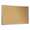 Aluminum-frame Natural Corkboard, 24" X 18", Tan Surface, Satin Aluminum Frame Aluminum-frame Natural Corkboard, 24" X 18", Tan Surface, Satin Aluminum Frame